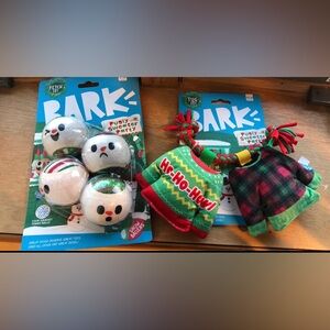 Bark Christmas dog toys